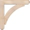 Ekena Millwork Thorton Craftsman Smooth Bracket w/ Offset Brace, Douglas Fir, 5 1/2"W x 26"D x 26"H BKT0604X26X26THR04SDF - alternate 4